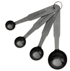 Cuillères à mesurer plaquées argent Vente à chaud Cuillères à mesurer en acier inoxydable Nouveau design personnalisé pour les cuillères à mesurer à la maison - Product Image 4