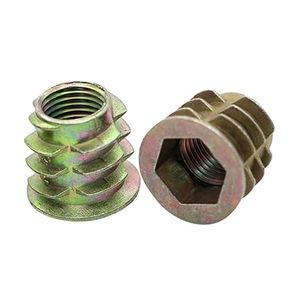 Hot Bán Đánh Bóng Vàng Kẽm Nickel Mạ Hình Lục Giác Threaded Chèn Các Loại Hạt Thép Không Gỉ Vít Các Loại Hạt Cho Khai Thác Mỏ Trực Tiếp - Product Image 5