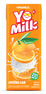 Vinamilk-Yomilk-boire du yaourt-pour tout le monde-saveur Orange-vente en gros-boîte 170 ml x 48 boîtes par carton HALAL GMP ISO - Product Image 6