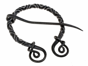 Cổ Xoắn Sắt Giả Mạo Trâm Pin Thiết Kế Thủ Công Cho Áo Quàng Cổ Chiếc Khăn Nóng Bán USA 2025 Giá Thấp Thời Trung Cổ Mộc Mạc Thả - Product Image 2