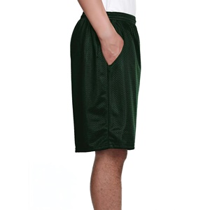 2025 meilleure vente Shorts décontractés hommes Polyester course Sport Baseball Shorts maille taille élastique ample court pour hommes - Product Image 6