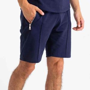 Conjunto de Polo de Verano para Hombre, Lavado, Color Sólido, Talla Grande, Logotipo Personalizado, Algodón, 2 Piezas, con Pantalones Cortos y Camiseta - Product Image 5
