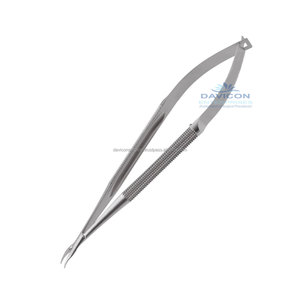 Micro porte-aiguille, en acier inoxydable, chirurgical orl, de haute qualité, pointe incurvée sans serrure, 15cm 0.5mm, 1 pièce - Product Image 5