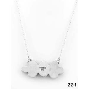 Collier artisanal en turquoise Golden Hills et argent sterling en forme de fleur, cadeau du Southwest - Product Image 4