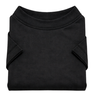 Black Dog T <b>Shirt</b> Solid Color Cotton Pet Tee Breathable Comfortable Everyday Dog Clothing for Small Medium Pets - Product Image 6