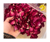 Pétales de rose rouge biologiques Pétales de rose séchés naturels pour la décoration Gâteau de mariage Thé aux herbes Pétales de rose rouge séchés Doux et parfumé