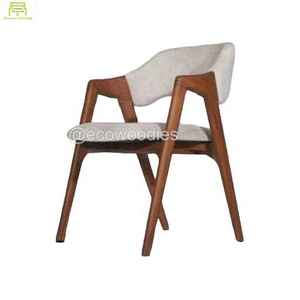 เก้าอี้รับประทานอาหารไม้เนื้อแข็งที่ทันสมัยพร้อมที่หุ้มหนังเฟอร์นิเจอร์อเนกประสงค์สำหรับร้านอาหารบาร์โรงแรมคาเฟ่ห้องนอน - Product Image 6