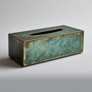 Caja de Pañuelos Metálica Multifuncional Premium, Hecha a Mano y Duradera, Opciones Personalizables para un Uso Elegante en el Hogar, Hotel y Oficina - Product Image 3