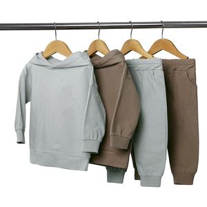 Ensembles de vêtements enfants deux pièces enfant en bas âge garçons survêtement survêtements ensemble sweat à capuche pour enfants survêtement ensembles enfants survêtement - Product Image 3