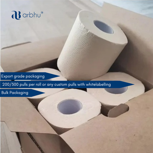 Rouleau de papier toilette en bambou biodégradable 3 plis pour maisons éco-conscientes et salles de bain zéro déchet - Product Image 3