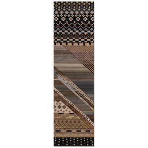 Manchaha 9x12 Hand Knotted Wool & Bamboo Silk Rugs Geometric Pattern Living Room <b>Carpet</b> & Hallway Rectangle Les-463-A Grey Black - Product Image 1