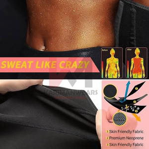 Neoprene Waist Trainer Corset Sweat Belt Women Adjustable Compression Cincher Band for Tummy Control, Back Support - Product Image 5