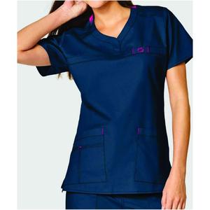 Uniformes de gommage médicaux femmes gommage infirmière uniforme haut pour hôpital OEM Service gommage infirmière - Product Image 2