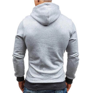 Venta al por mayor de lujo de los hombres nuevo estilo sudaderas con capucha de peso pesado personalizado 100% algodón liso teñido para el invierno - Product Image 4