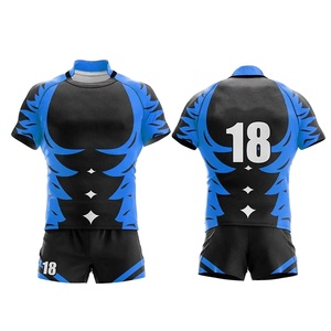 Conjunto de Jersey y Pantalones Cortos Elite Choice, Sublimado, Cómodo, Uniforme Profesional de Rugby - Product Image 1