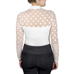 Joxar Ladies Spicy Girl Ginger Camisa ecuestre de alta calidad de manga larga Ropa de equitación Cómoda y elegante - Product Image 4