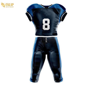 ชุดกีฬาโพลีเอสเตอร์แห้งเร็วป้องกันแบคทีเรียขนาด XL พิมพ์โลโก้ได้ตามต้องการซักง่ายอเมริกันฟุตบอล - Product Image 4