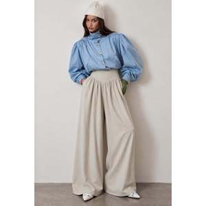 Pantalones de cintura alta Kalin Kemer Buzgulu - Marrón - Marrón - Product Image 4