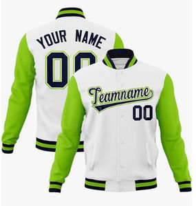 Nueva ropa deportiva personalizada de alta calidad, chaqueta universitaria, chaqueta universitaria de béisbol, ropa de calle informal, chaquetas universitarias unisex de invierno - Product Image 4