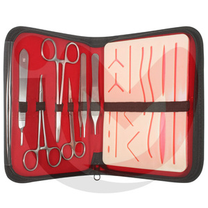 Kit de pratique de suture complet de haute qualité, acier inoxydable de haute qualité, coussin de pratique, source d'alimentation manuelle, certifié CE, 1 an - Product Image 1