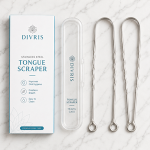 Grattoir à langue double face en cuivre DIVRIS, réutilisable, portable, outil d'hygiène buccale pour un usage quotidien - Product Image 5