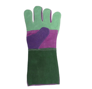 Guantes de soldadura de cuero para hombre superventas multicolor transpirable cómodo para trabajo de seguridad recién llegado - Product Image 2