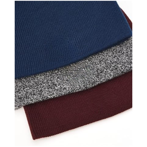 Bonnet en acrylique unisexe de couleur unie, personnalisable, réglable, avec broderie de strass, décontracté, chaud pour l'hiver, vente en gros - Product Image 6