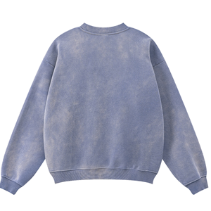 Sudadera con Capucha Extra Grande de Felpa Gruesa 100% Algodón de Alta Calidad, Lavado Ácido Vintage, Ecológica, con Impresión de Logotipo Personalizado - Product Image 5