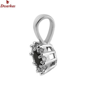 สร้อยคอจี้อัญมณีฮาโลสีเงินเซอร์คอนสีเงิน925หรูหรางดงามสำหรับงานเลี้ยงงานแต่งงานเครื่องประดับพร้อมส่ง - Product Image 2