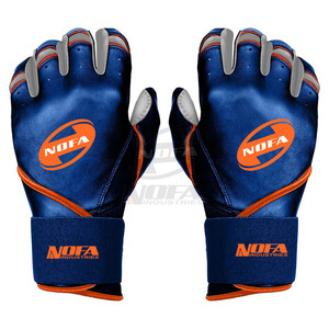 Gants de frappeur professionnels avec logo personnalisé pour hommes en cuir véritable à haute adhérence personnalisables OEM - Product Image 1