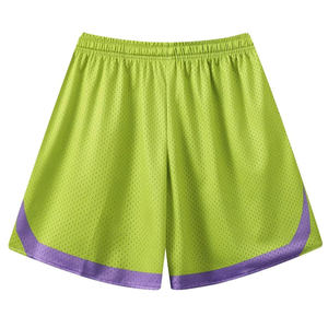 Pantalones cortos para correr de verano para hombre, pantalones cortos deportivos informales para correr, patrón de ondas, Color sólido, cordón suelto, seco, pantalones cortos deportivos para gimnasio - Product Image 6