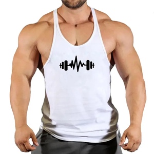 Nouveaux hommes débardeur personnalisé imprimé débardeur Fitness chemise sans manches élégant haltérophilie entraînement Gym débardeur personnalisation OEM - Product Image 6