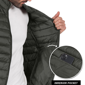 ODM le plus populaire conception de logo personnalisé personnalisé hommes bulle duvet de canard bouffant gilet hommes respirant léger sans manches - Product Image 4