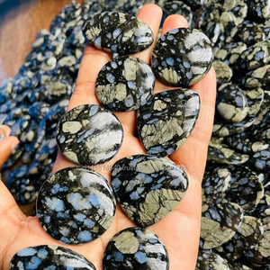 Cuarzo 100% Natural Que Sera Jasper Cabochon de Alta Calidad, Formas Mixtas de 20-40mm, Piedras Preciosas Sueltas Certificadas por Terceros para Joyería - Product Image 1