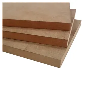 顶级质量中密度纤维板三聚氰胺饰面中密度纤维板标准Carb P2中密度纤维板E1 E2尺寸4x8ft厚度2.5毫米至25毫米