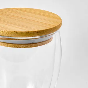 Bicchiere Personalizzato Sanseveria a Doppia Parete in Vetro Premium - Product Image 4