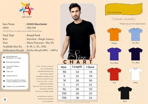เสื้อยืดคอกลมโพลีเอสเตอร์ไมโครแห้งเร็วไม่ซีดสำหรับผู้ชายใช้ในสำนักงานและโรงยิม - Product Image 6