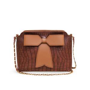Marron P56083 décontracté sac à bandoulière fermeture à glissière étanche à la mode PU Polyester PVC deux pour printemps été hiver utilisation - Product Image 3