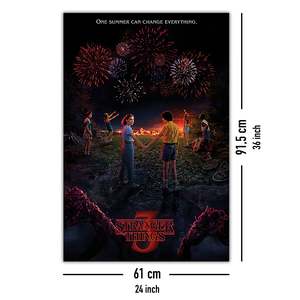 Affiche murale de style moderne Stranger Things Saison 3 - Product Image 1