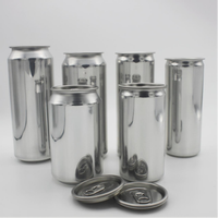 Boîte de conserve en aluminium personnalisée de 250 ml, 330 ml, 500 ml pour boissons gazeuses