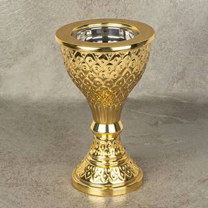 Tiếng ả Rập cổ điển kim loại bakhoor Oud uy tín Arabic cổ điển kim loại Oud Burner thủ công vàng và bạc hoàn thành - Product Image 3