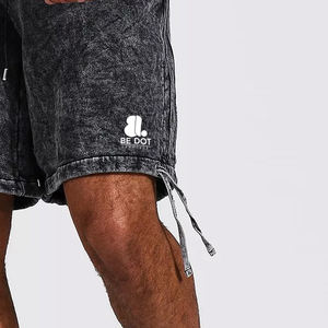 กางเกงขาสั้นสำหรับผู้ชายกางเกงขาสั้นสำหรับผู้ชายกางเกงขาสั้นซักแบบเป็นกรดพิมพ์ลายโลโก้ได้ตามต้องการ - Product Image 5