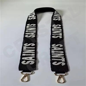 HOLLY TODDY personalizado oro blanco semilla cuentas bolsa correas 'Hook Em Horns' accesorio de moda correa de monedero con cuentas - Product Image 2