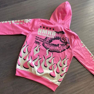 Nouveau style de sweat à capuche Logo personnalisé 100% coton impression personnalisée sweats à capuche et sweat-shirts pour hommes respirant sweat à capuche zippé pour hommes - Product Image 4