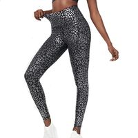 Leggings pour femmes Act Sports en coton/fibre de bambou, maille respirante, coutures invisibles, taille haute, élastique, légers, 120g