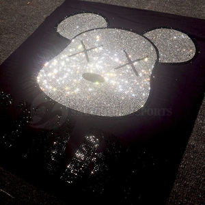 เสื้อยืดทำงานผ้าถักเนื้อดีสีพื้น แห้งเร็ว ระบายอากาศได้ดี  ลายพิมพ์ดีไซน์ลายเพชรแบบกำหนดเอง - Product Image 3