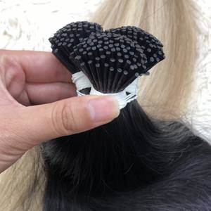 Extensiones de Cabello Humano Remy con Punta Plana en U de Queratina Alineada Personalizada, Pre-Adheridas, Estilo Ondulado Vietnamita, Doble Trama a Máquina - Product Image 3