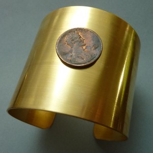 Handcrafted Floral Designer Wide Cuff <b>Bracelet</b>, Pure 100% Brass <b>Bracelet</b>, Brass <b>Adjustable</b> Bangle, Gift for Mom, Brass Bangle - Product Image 2