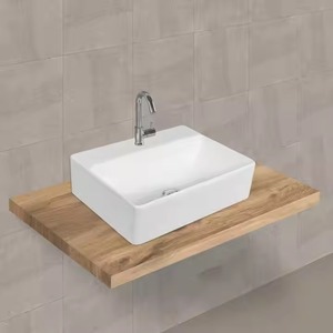 อ่างล้างหน้าแบบแท่นหินอ่อนอ่างล้างจานเซรามิกแบบยุโรป - Product Image 4