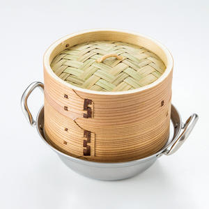 ตะกร้านึ่งซีดาร์ขนาดเล็กสำหรับอาหารจีน ขายดี ราคาส่ง เหมาะสำหรับครัวขนาดเล็ก - Product Image 2